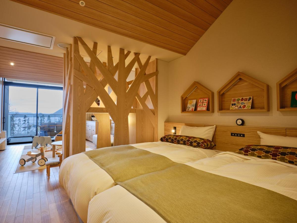 Lake Toya Tsuruga Resort Hikarinouta Toyako ภายนอก รูปภาพ