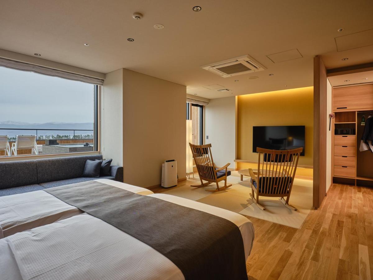 Lake Toya Tsuruga Resort Hikarinouta Toyako ภายนอก รูปภาพ